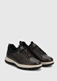 Kahve Deri Erkek Sneaker
