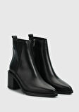 Siyah Deri Kadın Bot
