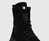 Siyah Deri Erkek Bot