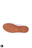 Kadın Gri Rahat Kalıp Keten Bilekli Günlük Spor Kalın Tabanlı -5cm- Bağcıklı Sneaker Ayakkabı