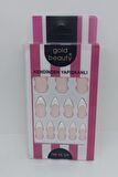 GOLD BEAUTY TAK ÇIK TIRNAK AÇIK PEMBE
