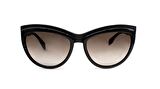 ALEXANDER MCQUEEN  4247/S 3B6HA 58  Unisex SİYAH Çekik Çerçeve Güneş Gözlüğü