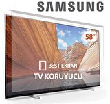 Samsung LED TV 58" inç 146cm Smart Crystal Uhd 4k-8k OLED QLED Televizyon Tv Ekran Koruyucu