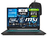 Msı Cyborg 15 Intel Core I5 13420H 96GB Ddr5 512GB SSD 8GB/RTX4060 Freedos 15.6" 144 Hz Fhd Taşınabilir Bilgisayar A13VF-896XTRW17+WEBLEGELSINÇANTA