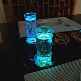 Veraart Işıklı Rakı Balık Fasıl Bardak Altlığı 