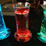 Veraart Işıklı Rakı Balık Fasıl Bardak Altlığı 