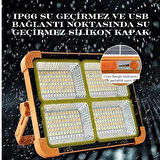 V-017 Güneş Enerjili LED Taşınabilir Projektör, Çok Amaçlı Kamp Lambası 100 Watt