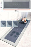 2 Adet Su Emici Kaymaz Taban Banyo & Mutfak Paspası Seti Mutfak Tezgah Önü Paspas 50x120 Cm 50x70Cm