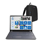 Lenovo Thinkpad Mws P16 Gen2 Intel I9-13980HX 80GB 5600MHZ  512GBSSD+512GB SSD  8GB/RTX2000ADA 16" Wqxga 165Hz (2560X1600) IPS 500NITS Windows 11 Pro Taşınabilir Workstation W21FA0003TXW42+ZETTAÇANTA