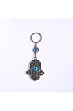 Nazar Boncuklu Fatma'nın Eli Tasarımlı Anahtarlık