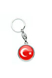 Türk Bayrak Temalı Anahtarlık