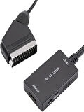 Scart-Kablo Hd Adaptörü 720P 1080P Video Ses Dönüştürücü Çevirici Tv Monitör Projektör İçin Adaptör
