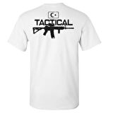 Alfa Tactical Silah Baskılı Tişört Siyah