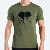 Alfa Punisher Siyah Baskılı Tişört