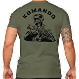 Alfa Komando Asker Baskılı Tişört