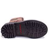 Hammer Jack 10218354 Kahve Ortopedik Günlük Düz Topuk Kadın Deri Bot