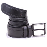Dagoster DMK26-453 Siyah 4.5 cm Suni Deri Erkek Kemer