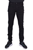 Twister Panama 731-01 Siyah Düşük Bel Dar Paça Erkek Jeans Pantolon