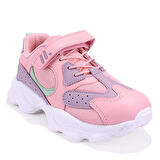 Dagoster DJA76-AP730 Pudra Lila Ortopedik Günlük Kız Çocuk Spor Ayakkabı