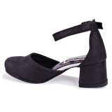 Dagoster DJA76-YB101KY Siyah Ortopedik  Kız Çocuk Abiye Ayakkabı