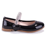 Dagoster DJA76-HY10005 Siyah Rugan Ortopedik  Kız Çocuk Babet Ayakkabı