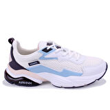 Kinetix Valentı Tx  Beyaz Mavi Ortopedik Günlük Kadın Spor Ayakkabı