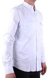 Dagoster DMG23-118783 Beyaz Poplin Günlük Normal Kalıp Uzun Kol Erkek Gömlek