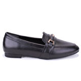 Dagoster DZA07-8692109 Siyah Günlük  Kadın Babet Ayakkabı