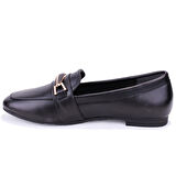 Dagoster DZA07-8692109 Siyah Günlük  Kadın Babet Ayakkabı