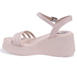 Dagoster DZA07-10620772 Bej Günlük Ortopedik  Kadın sandalet