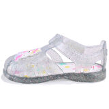 Igor S10341 Tobby Unicornio Beyaz Şeffaf Ortopedik Günlük Kız Çocuk Sandalet
