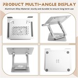 Zr 753 15.9" Alüminyum Katlanabililir 360 Derece Dönebilen Tablet ve Laptop Standı