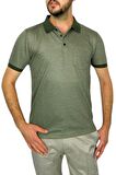 Erkek Polo Yaka Jakarlı Tişört BGL-ST00535