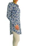 Kadın Tunik Papatya Desenli Almira 1597 Bgl-st00999