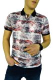 NAYKI ERKEK POLO YAKA DİJİTAL BASKILI T-SHİRT 2132 BGL-ST01039