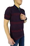 NAYKI ERKEK POLO YAKA RİNGEL JAKARLI T-SHİRT 19052 BGL-ST01043