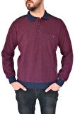 Erkek Büyük Beden Polo Yaka Sweat 6003-1 BT BGL-ST02306