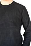 Erkek Büyük Beden Sıfır Yaka Sweatshirt 2268-BTL  BGL-ST02355