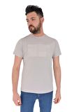 Erkek Baskılı Sıfır Yaka Tişört 2385 BGL-ST02824