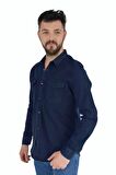 Erkek Spor Gömlek Silim Fit 9821 BGL-ST02720