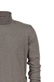 Erkek Spor Düz Balıkçı Yaka Kazak R21010 BGL-ST03179