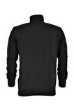 Erkek Spor Düz Balıkçı Yaka Kazak R21010 BGL-ST03179