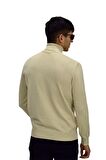 Erkek Spor Düz Balıkçı Yaka Kazak R21010 BGL-ST03179