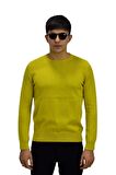 Erkek Spor Düz Sıfır Yaka Kazak R22920 BGL-ST03182