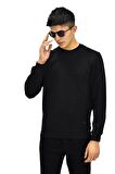 Erkek Spor Sıfır Yaka Sweatshirt R2260 BGL-ST03184
