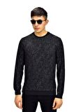 Erkek Spor Sıfır Yaka Sweatshirt R2264 BGL-ST03186