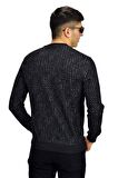 Erkek Spor Sıfır Yaka Sweatshirt R2264 BGL-ST03186