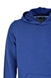 Erkek Kapüşonlu Basic Sweatshirt R2248 BGL-ST03192
