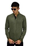 Erkek Polo Yaka Sweatshirt R2250 BGL-ST03196