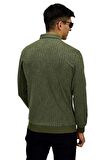 Erkek Polo Yaka Sweatshirt R2250 BGL-ST03196